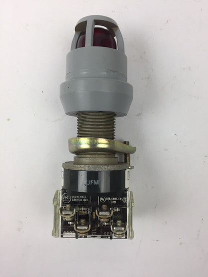 ALLEN BRADLEY 800H-QPB10 PUSH BUTTON SER A 120 VOLT 3.0 WATTS