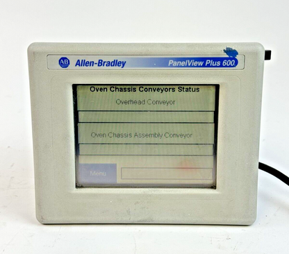 ALLEN-BRADLEY - 2711P-T6C20D SER. B REV. A - PANELVIEW PLUS 600 - 6" TOUCHSCREEN