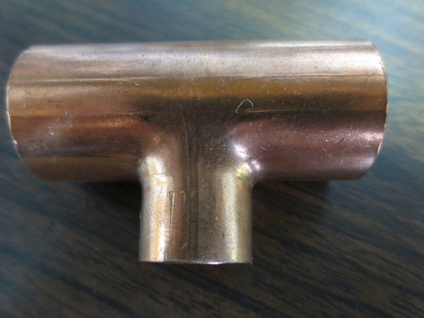 COPPER TEE 7/8" x 7/8" x 5/8" - NEW SURPLUS