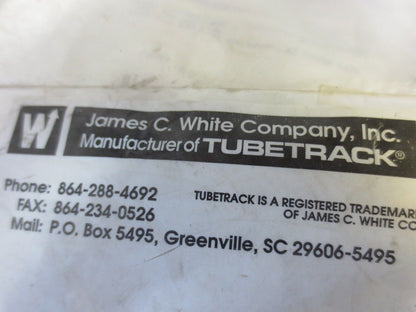 JAMES C. WHITE HN-AL-500 ALUMINUM HEX NUTS for TUBETRACK 33571 LOT of 8 NEW