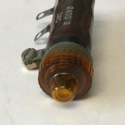 WESTINGHOUSE 449D187G74 TYPE EZC MINALITE 125V AMBER LENS