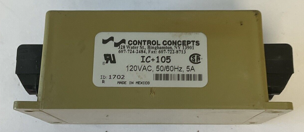 CONTROL CONCEPTS IC+105 ISLATROL PLUS ACTIVE TRACKING FILTER 120VAC 50/60HZ 5A