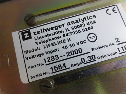 ZELLWEGER ANALYTICS 1283-2000 LIFELINE II MDA SCIENTIFIC - EXTRACTIVE DETECTOR