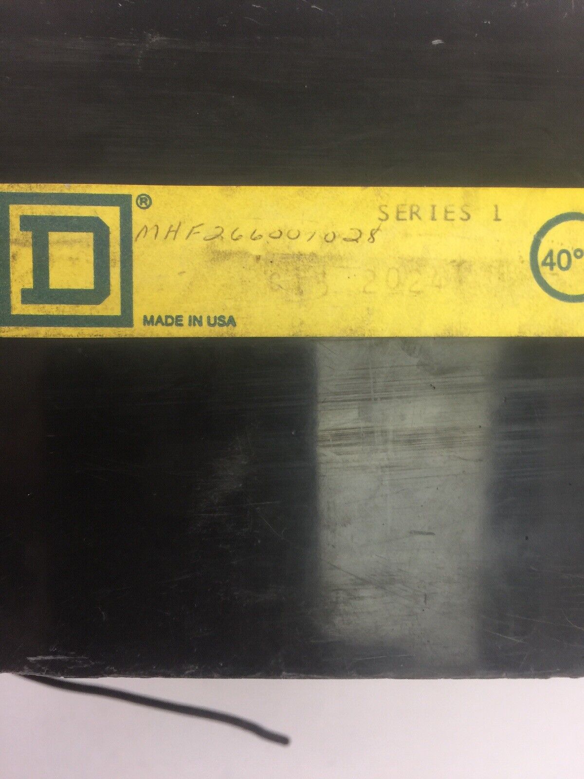 SQUARE D MHF266001028 CIRCUIT BREAKER 600VAC 2POLE 600AMPS