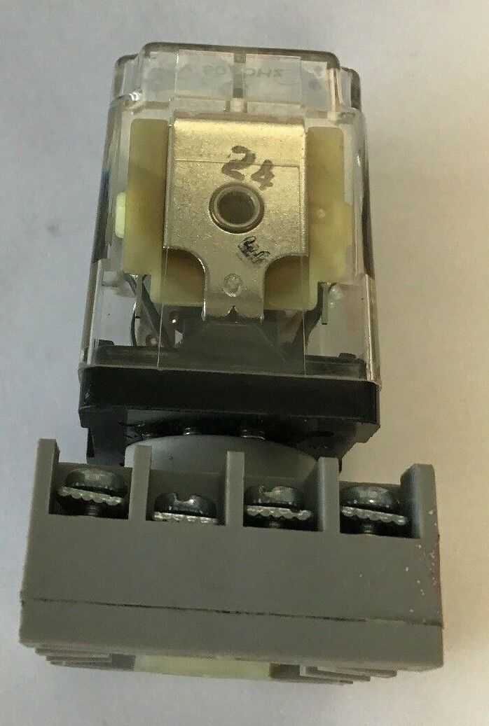 POTTER & BRUMFIELD KRPA-11AG-24 24V RELAY W/ 27E891 10A, 300VAC BASE
