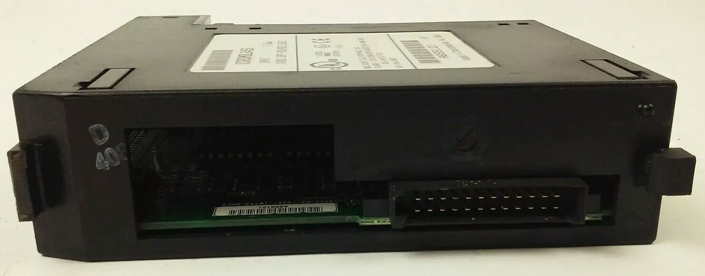 GE FANUC IC693MDL645G INPUT MODULE 24VDC 16PT POS/NEG 7.5mA, USED MISSING COVER