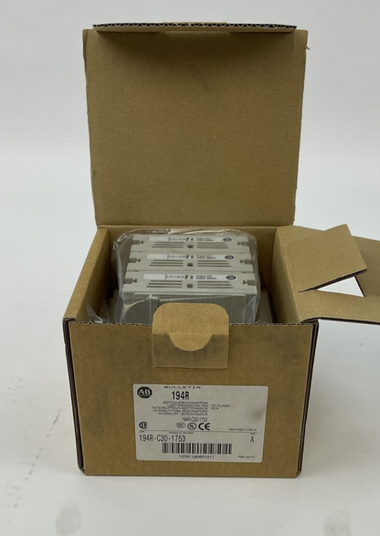 ALLEN BRADLEY 194R-C30-1753 SWITCH-DISCONNECTOR 30A SER.A 600VAC 20HP