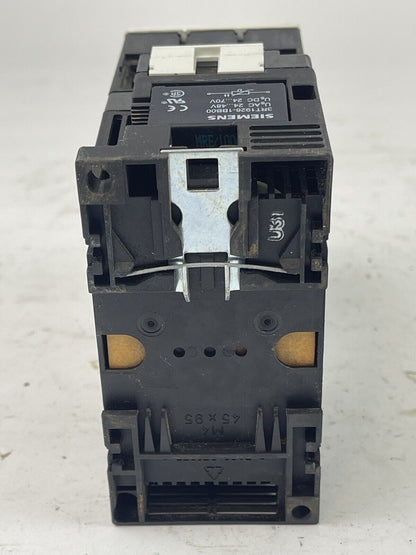 SIEMENS 3RT1036-3BB40 - CONTACTOR - W/ 3RH1921-2HA22 AUX BLOCK AND 3RT1926-1BB00