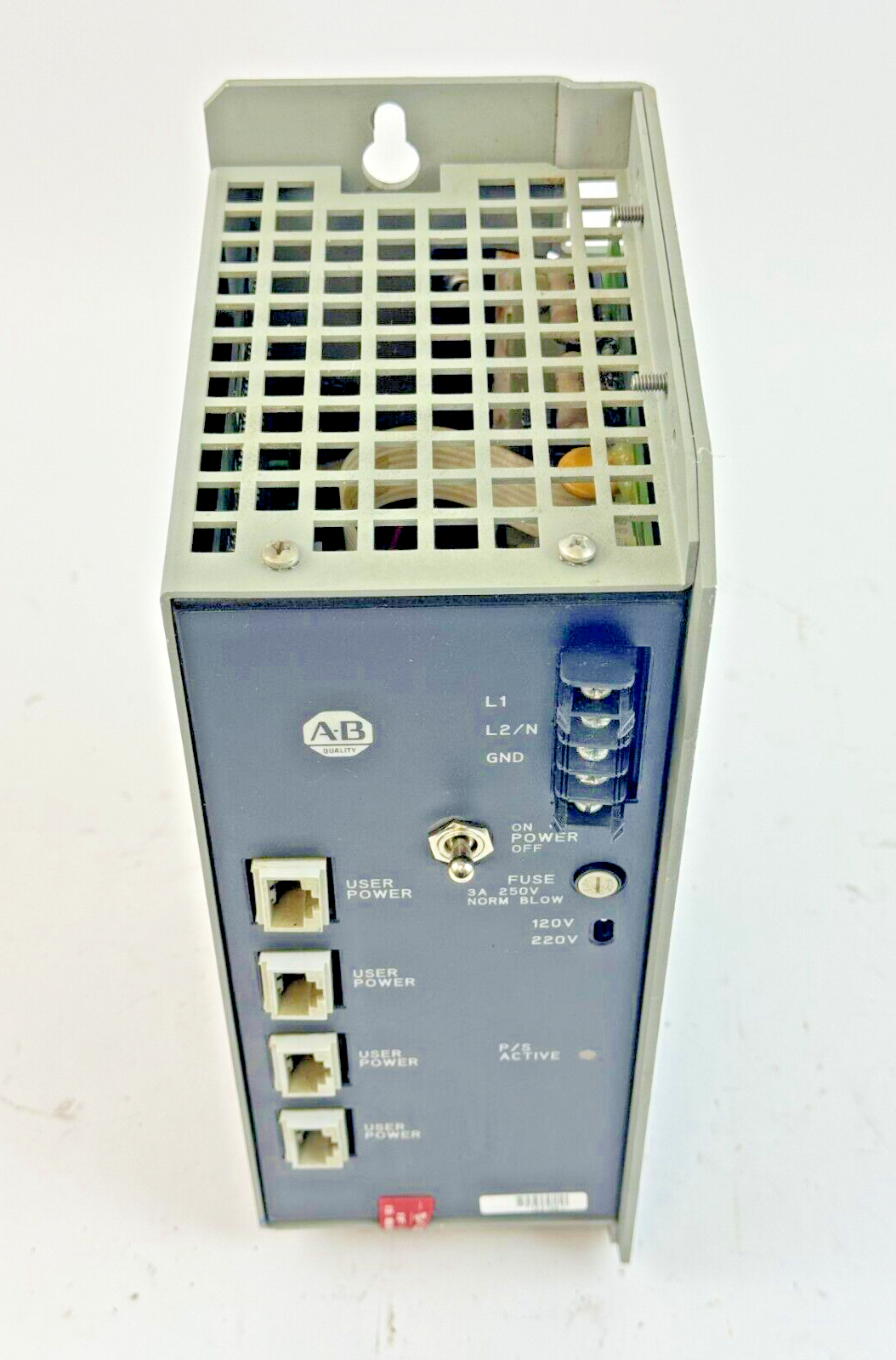 ALLEN-BRADLEY - 1771-PS7 SER. C - POWER SUPPLY MODULE - 2.4 A, 220 VAC, 60/50 HZ