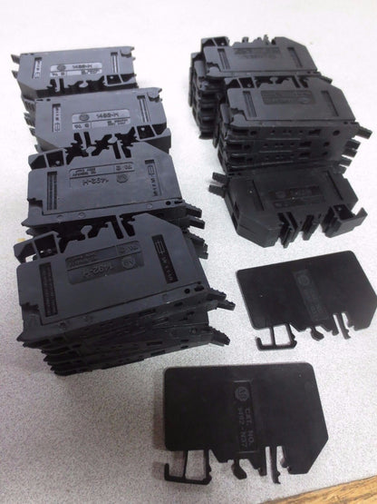 ALLEN-BRADLEY 1492-H TERMINAL BLOCK (22 Pcs) + 1492-N37 END BARRIER (2 Pcs)