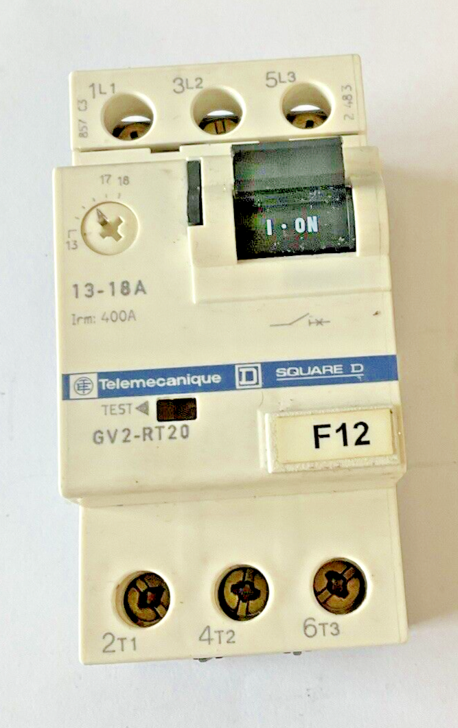TELEMECANIQUE SQUARE D GV2-RT20 13-18A CIRCUIT BREAKER 600VAC