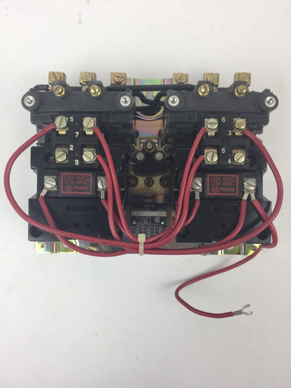 ALLEN BRADLEY 715X-A0D3000 TWO SPEED STARTER SIZE 0 PHASE 3 120V 60HZ NO CONTACT