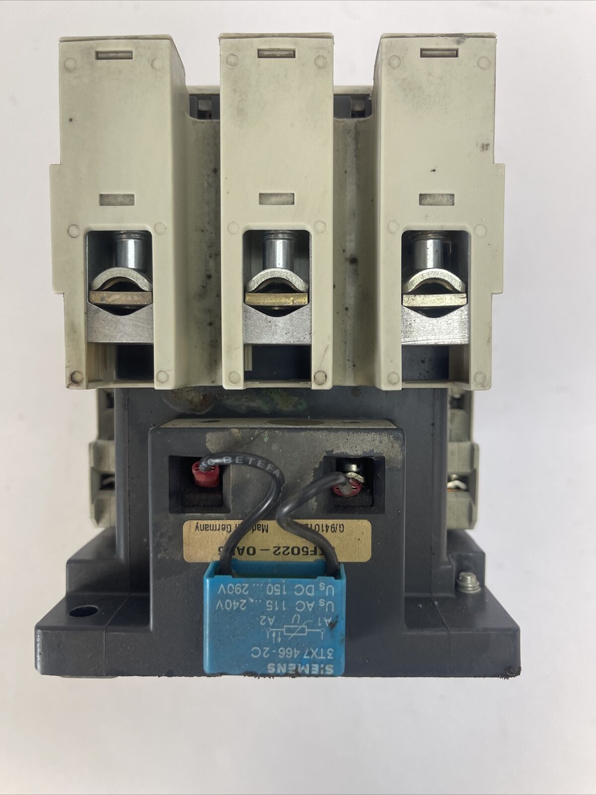 SIMENS STARTER (3TF50 CONTACTOR 150A 600VAC 125HP 3UA60 RELAY 80-110A)