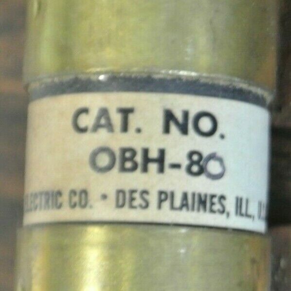 ECONOMY / FPE OBH-80 BOLT-ON FUSE / 80A / 32VDC / NEW SURPLUS