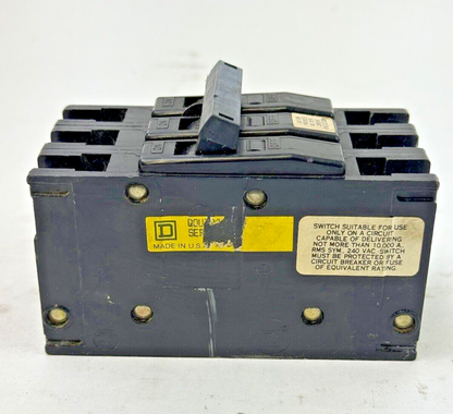 SQUARE D - QOU30001 - UNIT MOUNT CIRCUIT BREAKER - 3 POLE/125 A/240VAC/TYPE QOU