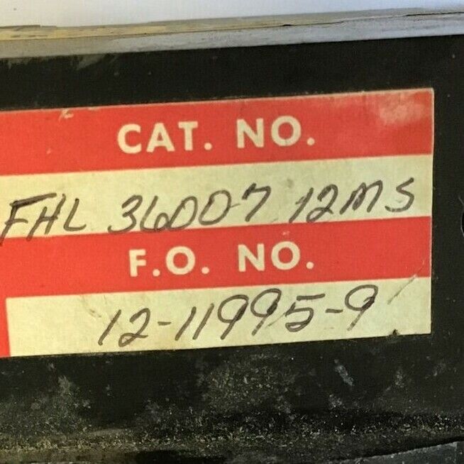 SQUARE D FHL3600712MS CIRCUIT BREAKER 7A 3POLE 600VAC