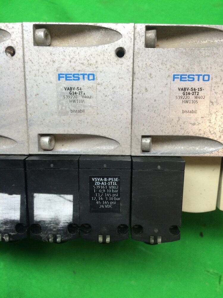 FESTO VABE-S6-C-S10-R5 WITH VSVA-B-T32C-AZD-A1-1T1L & VSVA-B-P53E-ZD-A1-1T1L