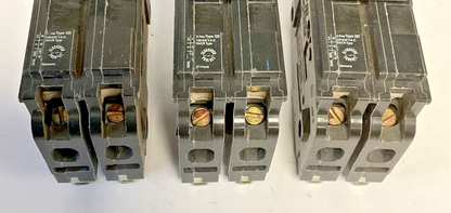 SIEMENS QD250 CIRCUIT BREAKER 120/240VAC 50A 2POLE HACR TYPE***LOTOF3***
