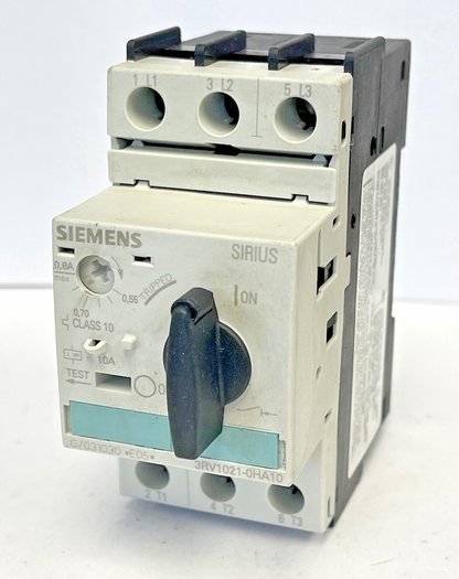 SIEMENS - 3RV1021-0HA10 - CIRCUIT BREAKER / MOTOR PROTECTOR