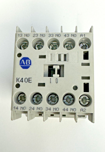 ALLEN-BRADLEY - 700-K40E-* SER. B - CONTROL RELAY - 600 VAC, 10 A, 24 VDC COIL