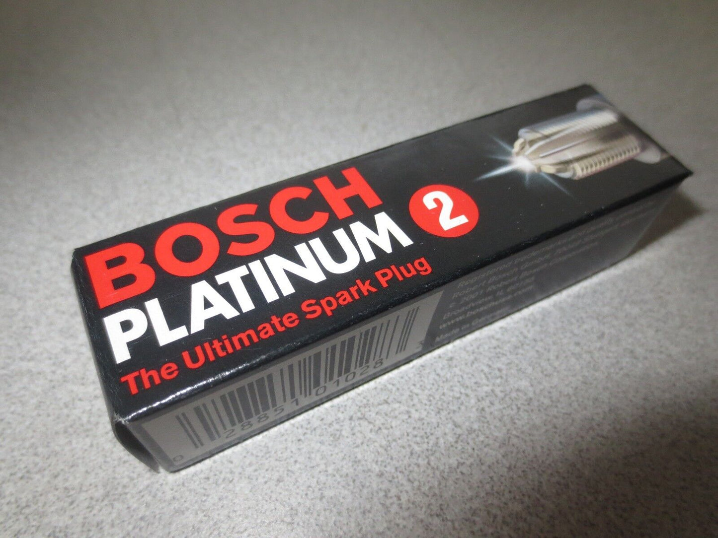 BOSCH 4309 / 0 242 225 605 PLATINUM 2 SPARK PLUGS - NEW SURPLUS, PACK of 4