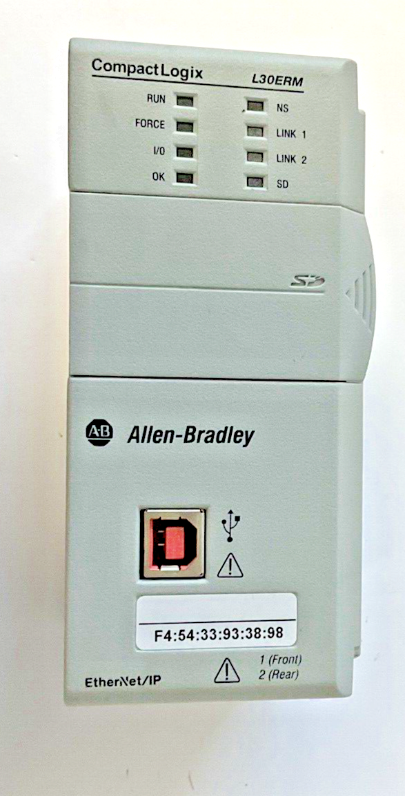 ALLEN-BRADLEY 1769-L30ERM 1MB MOTION CONTROLLER F/W 1.002 SER.A 24VDC