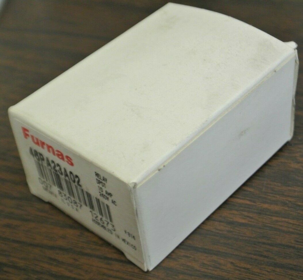 FURNAS 46PA23A02 DPDT RELAY / 240VAC / 10A / NEW SURPLUS in BOX