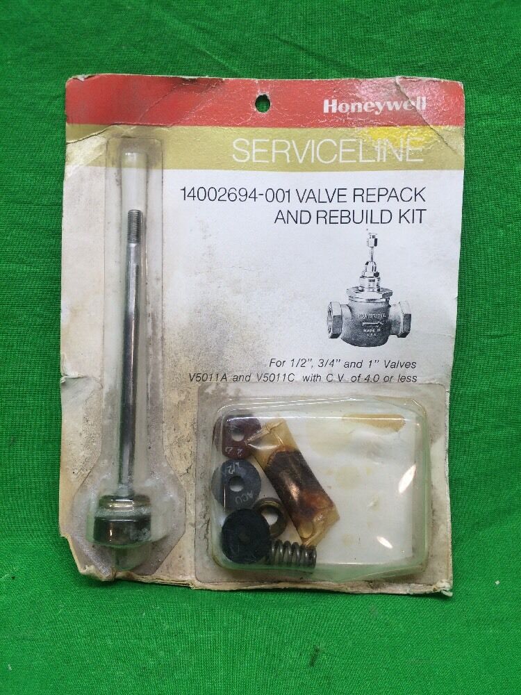 HONEYWELL VALVE REPACK AND REBUILD KIT 14002694-001 FOR 1/2", 3/4", AND 1" VALV