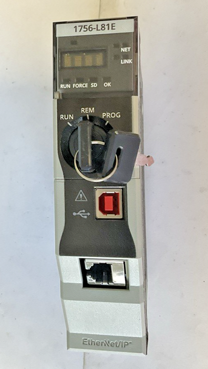 ALLEN BRADLEY1756-L81E CONTROLLOGIX 5580 CONTROLLER SER.B FW:1.045