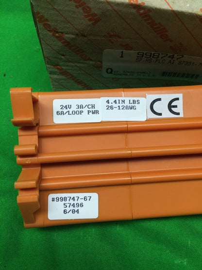 WEIDMULLER SP-RS-PLC AI S7331-7NF00-0AB0 ANALOG INPUT MODULE 998747