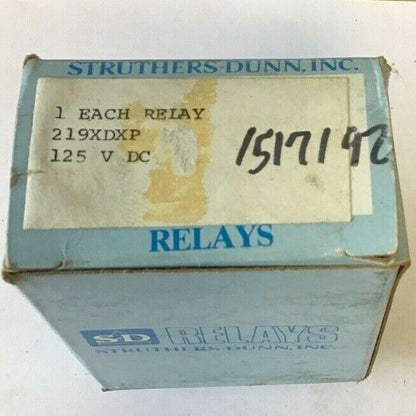 STRUTHERS-DUNN C219XDXP RELAY 115-125VDC 120VAC 10A