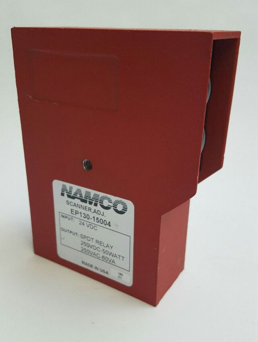NAMCO SCANNER CONTROL EP130-15004 INPUT 24VDC OUTPUTS SPDT RELAY 250VAC-60VA