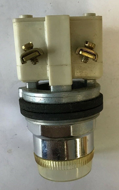 SQUARE D 9001K1L-1 ILL. PUSH BUTTON 120V SER.F CLEAR CAP