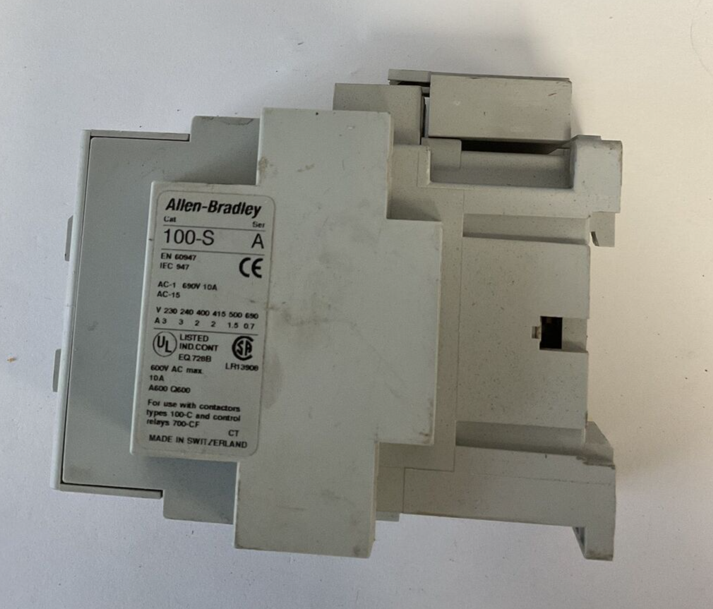 ALLEN BRADLEY 100-C37*00 CONTACTOR SER.B W/100-S SER.A W/100-FSC280 SER.A