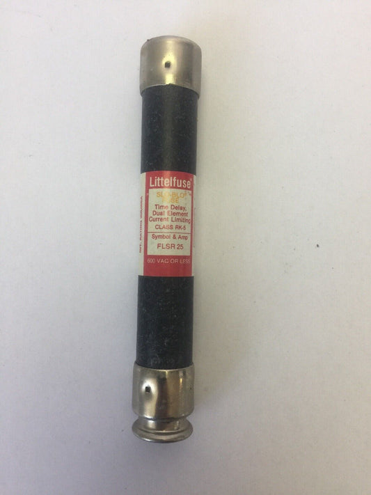 LITTELFUSE FLSR25 SLO-BLO FUSE 600VAC 25AMPS TIME DELAY DUAL ELEMENT (LOT OF 5)