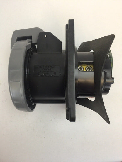 HUBBELL 5100R5W PIN & SLEEVE WATERTIGHT RECEPTACLE 100A 347/600VAC 4 POLE 5 WIRE