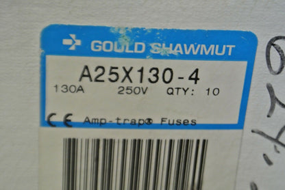 GOULD SHAWMUT A25X130-4 / RECTIFIER FUSE / 130A / 250VAC / NEW SURPLUS