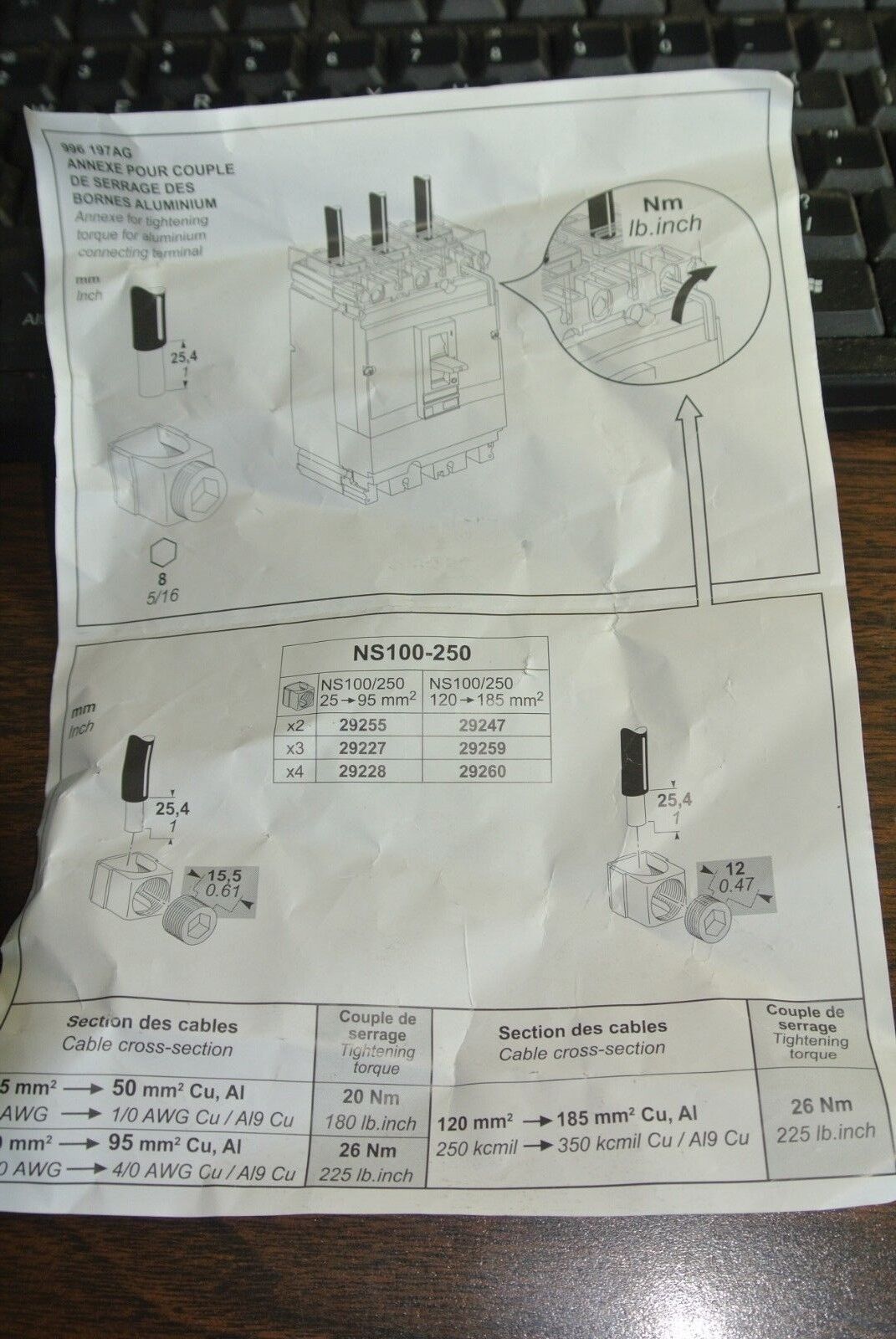 TELEMECANIQUE GV7AC022 CONNECTORS - MANUAL STARTER BOX LUGS IEC - NEW SURPLUS