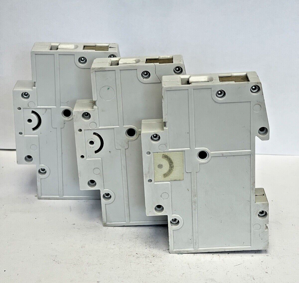 SIEMENS *LOT OF 3*- 5SX21 - CIRCUIT BREAKERS - D1,6 15 Amp 1 Pole - 230/400V