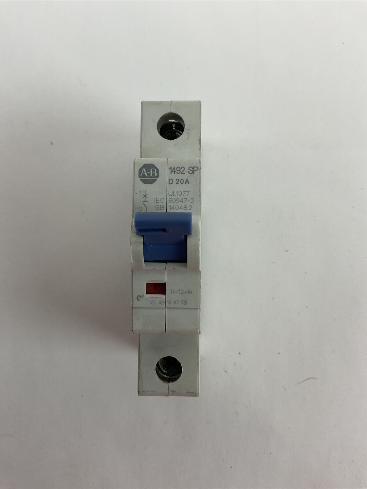 ALLEN BRADLEY 1492-SPM1D200 PROTECTOR 277VAC 48VDC SER D 20A (LOT OF 2)
