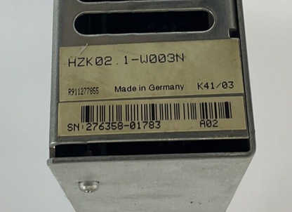 REXROTH HZK02.1-W003N SERVO R911277855