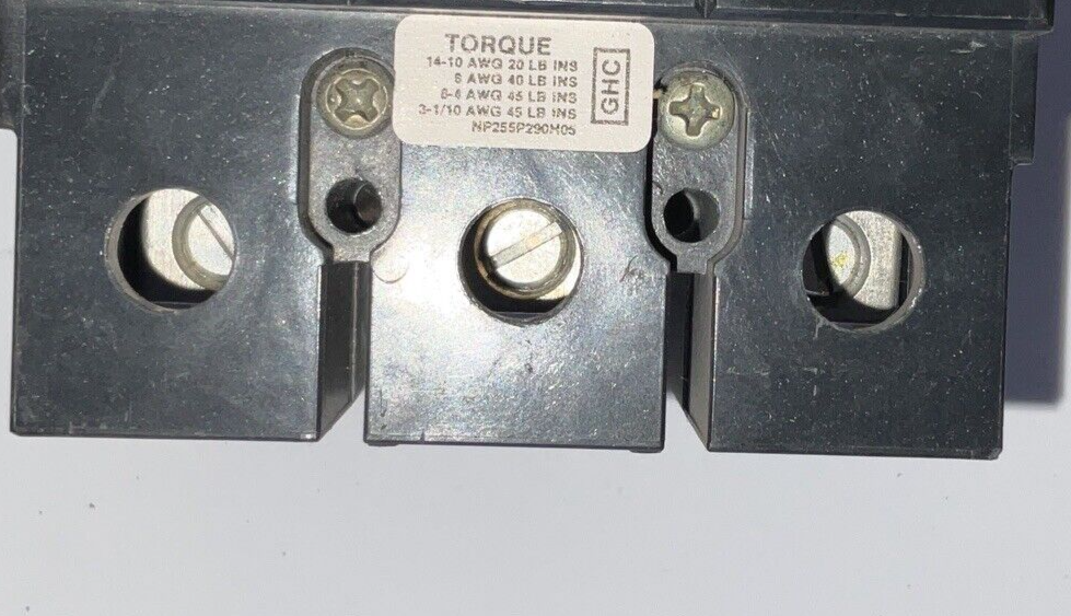 WESTINGHOUSE GHC3060 CIRCUIT BREAKER 480VAC 250VDC 60A 3POLE