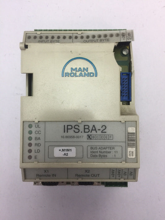 MAN ROLAND IPS.BA-2 MOTOR CONTROL,BUS ADAPTER / COMM. MODULE
