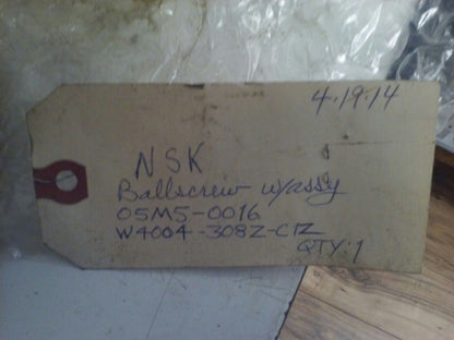NSK W4004-308Z-C1Z 05M5-0016 WHEELHEAD X-AXIS BALLSCREW W4004