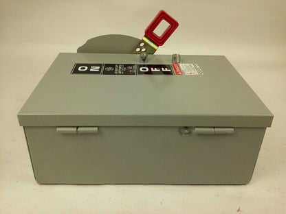 GE THN2261JDC H.D. SAFETY SWITCH 30A,600/250VDC, MODEL 10, TYPE 1,5,12 ENCLOSURE