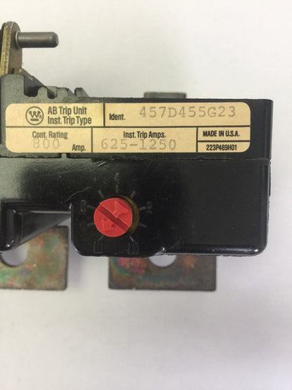 WESTINGHOUSE HMA31250TM TRIP UNIT ONLY FOR AB DEION CIRCUIT BREAKER 800AMPS