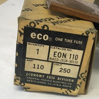 ECONOMY EON 110 FUSE ECO ONE TIME 250V 110A