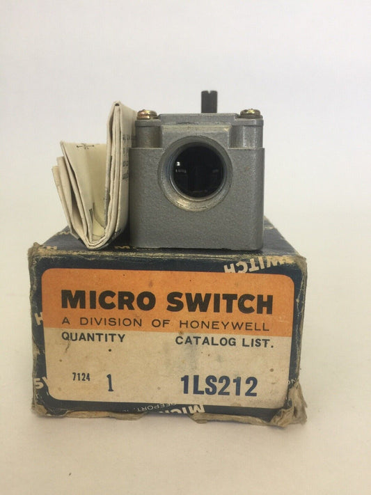 MICRO SWITCH A DIVISION OF HONEYWELL 1LS212 LIMIT SWITCH