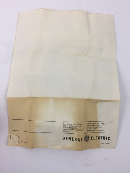 GE CR215G1A71 SIDE PLUNGER LIMIT SWITCH 1NO-1NC CONTACT NEMA A600