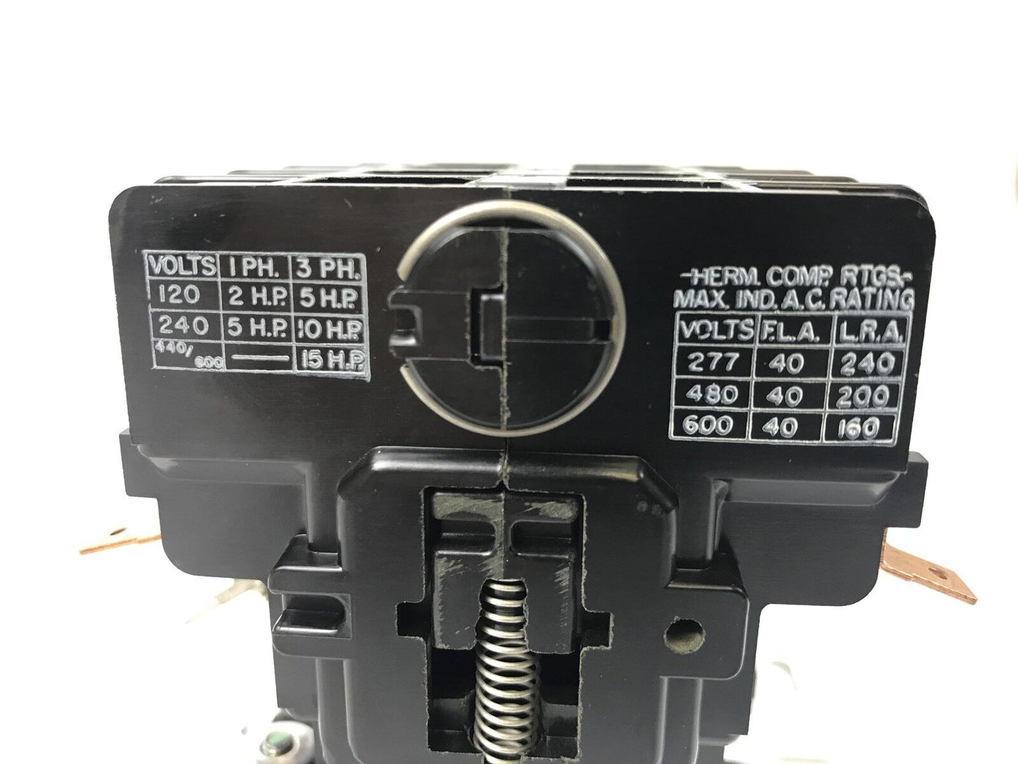 Gould 2200 EB440AA Contactor 50 A Res/Pole 600 Volts Max. AC (346466-00015)